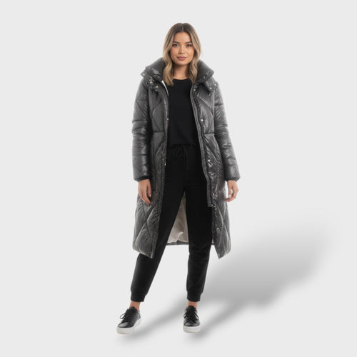 Chaqueta acolchada de algodón elegante mujer