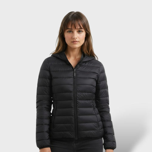 Chaqueta Acolchada Ligera de Plumas Mujer