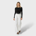 Pantalón Sastrero Pierna Ancha Mujer